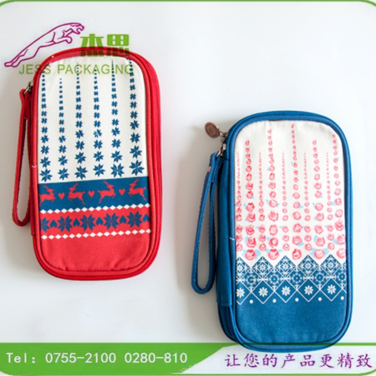 设计新款创意照烧包笔袋大容量手帐工具收纳包彩笔收纳包拉链手提