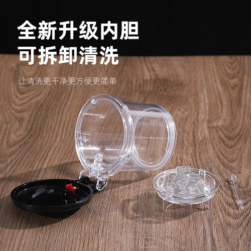 Elegant Cup Tea Pot Tea Water Separator Household One-Touch Filtering Tea Infuser Glass Tea Set with Logo Printing