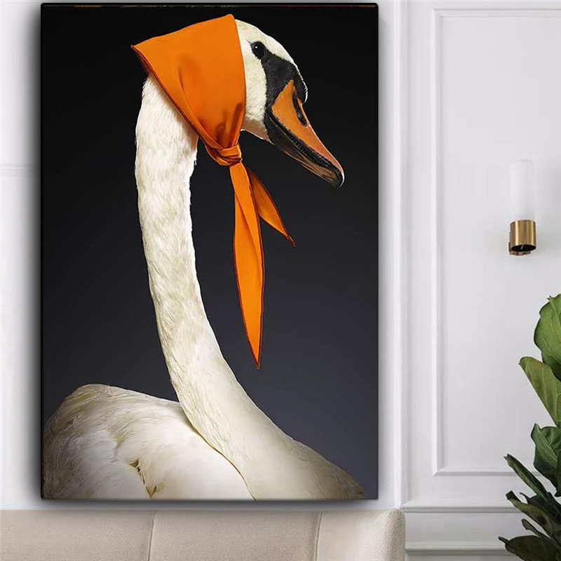 画谷 (Cross-border trading), inkjet swan, scarf, Amazon, ebay