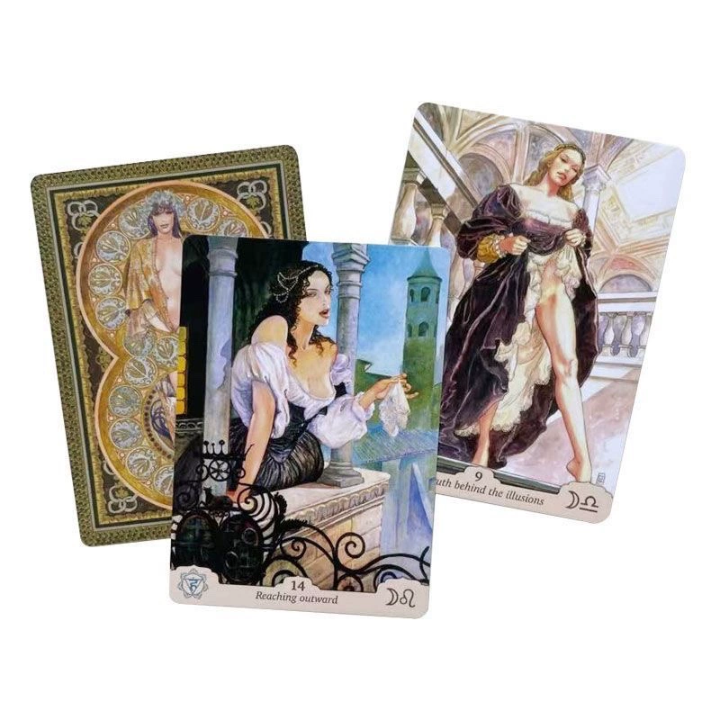 Набор оракульных карт (Manara) erotic oracle, 35 иллюстрированных карт, 10,3×7,3 см