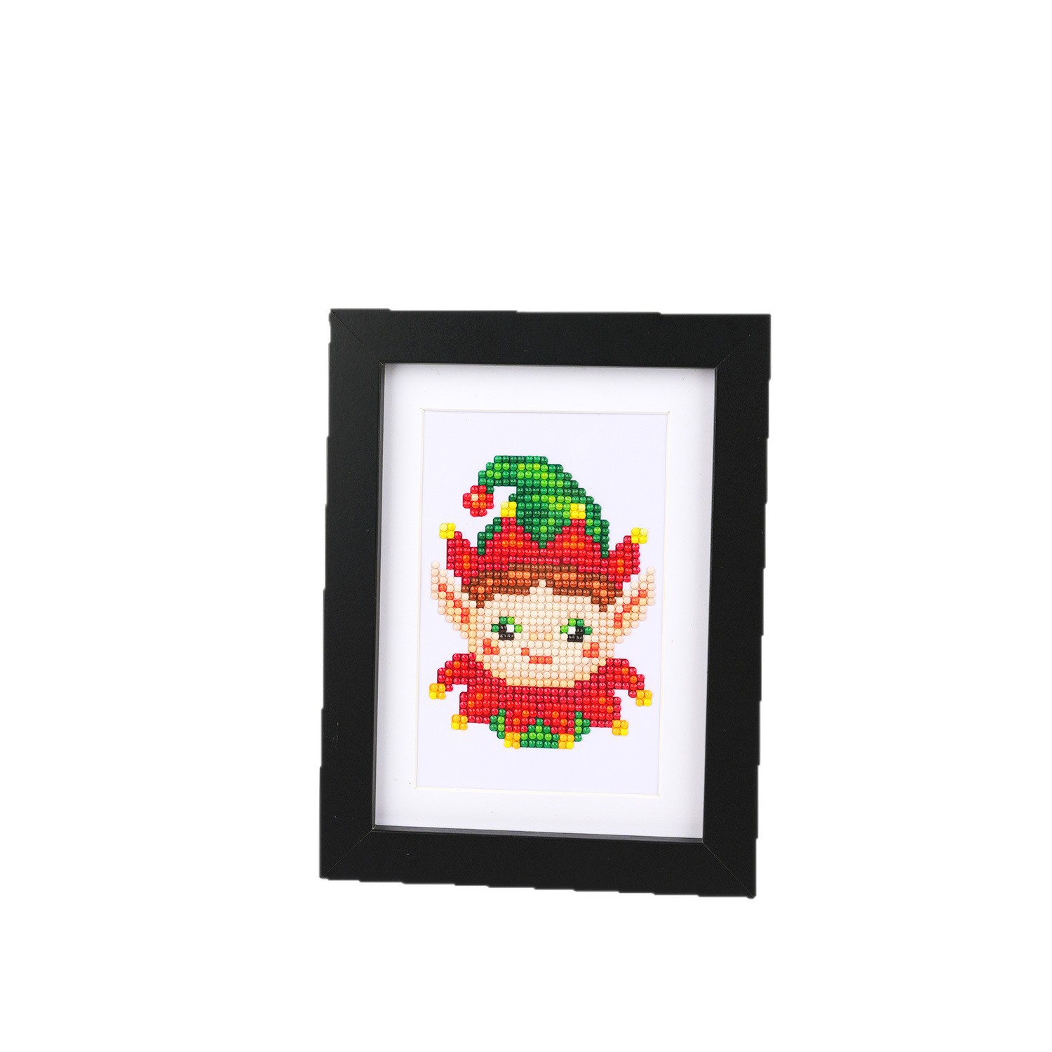 Diamante 5D transfronterizo 5 * 7 pulgadas sin marco nuevo conjunto de navidad accesorios de copo de nieve serie de navidad estación independiente