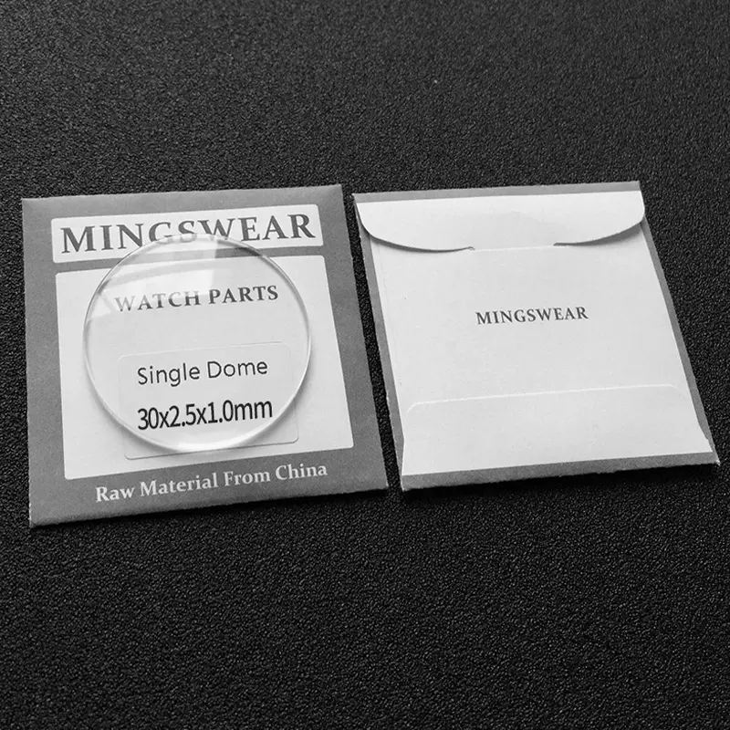 瑞士玻璃单卜1.0厚18-40mm表镜面表蒙子镜头表盖修表零部件