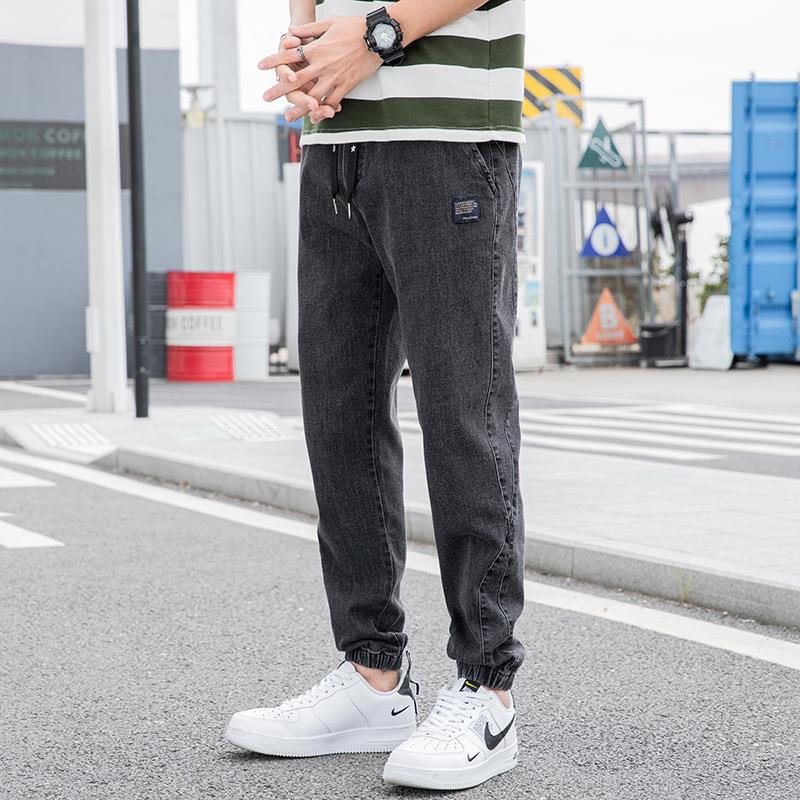Free shipping 2022 autumn jeans men's plus size straight stretch autumn and winter Korean style trendy harem long Free shipping 2022 autumn jeans men's plus size straight stretch autumn and winter Korean style trendy harem long