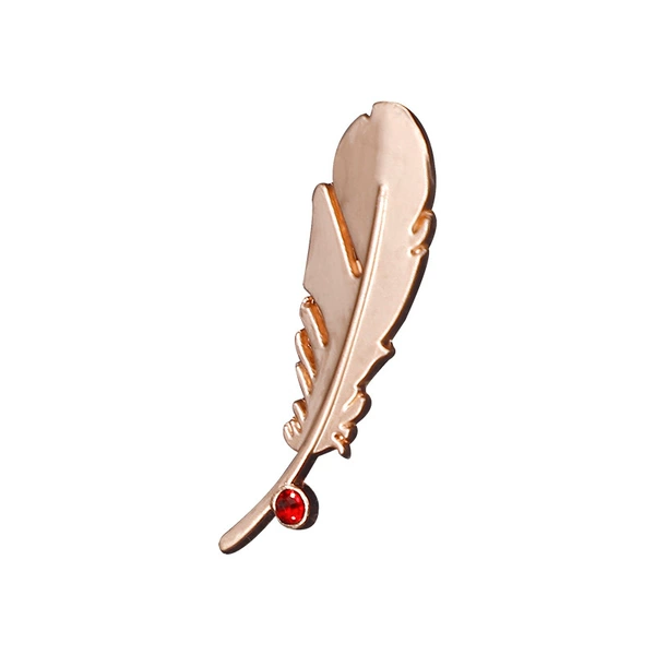 Feather brooch