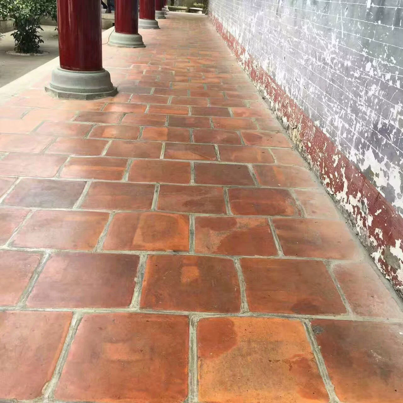 Оптовые поставки haocheng старинное здание квадрат ретро красный ступенчатый кирпич старинное здание влагостойкий кирпич красный Средний кирпич уличный кирпич