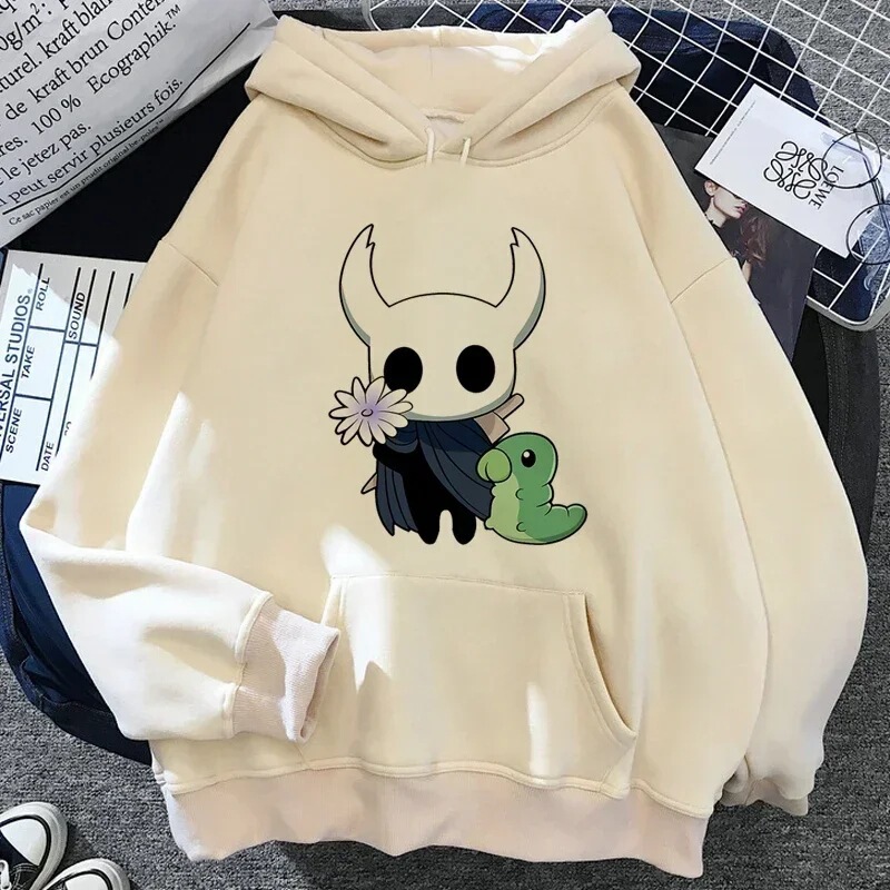 Hollow Knight Hoodie Men's Korean Ulzzang Grunge Y2K Aesthetic Women's Autumn and Winter Pullover