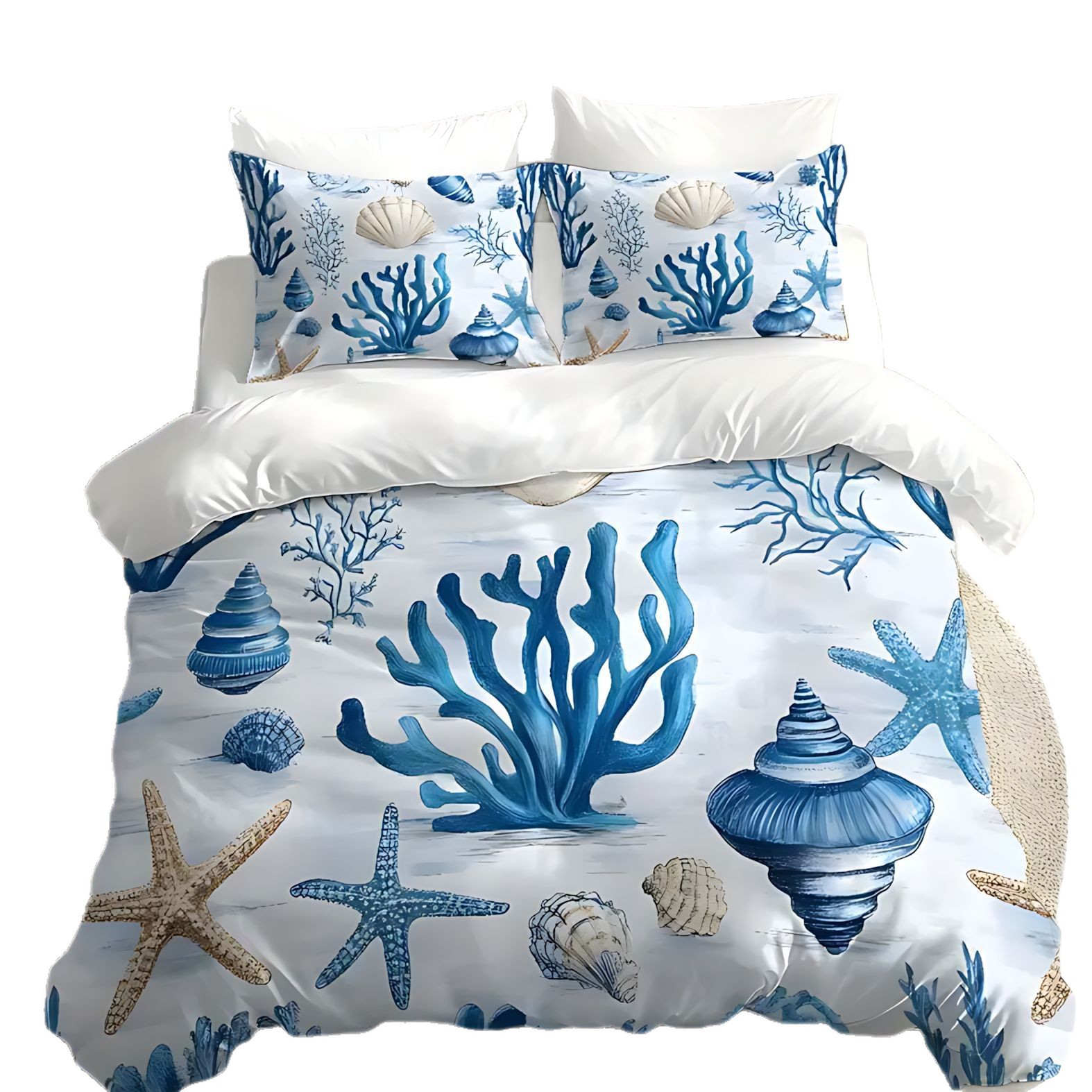 TEMU / JIT Transfronterizo Conch y Coral Moisture HD Digital Print Kit