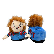 �羳Ʒ���޻ػ�chucky plush slippersǡ���ֲ���������ë�q��Ь