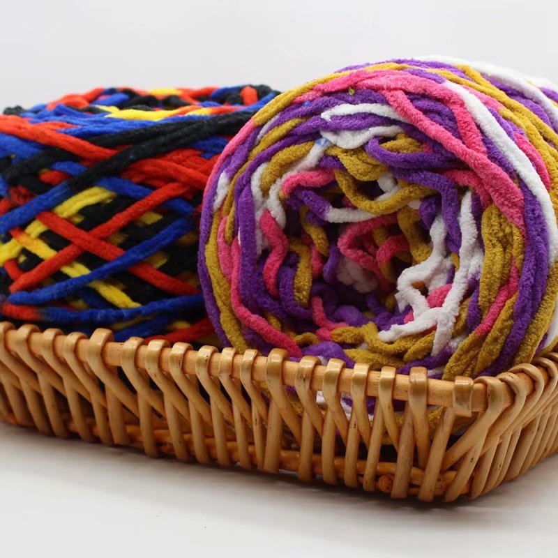 Single-strand heavy-duty ice cream stick line, shoe insole, scarf, knitting needles, hand-knitted yarn DIY handmade crochet toy