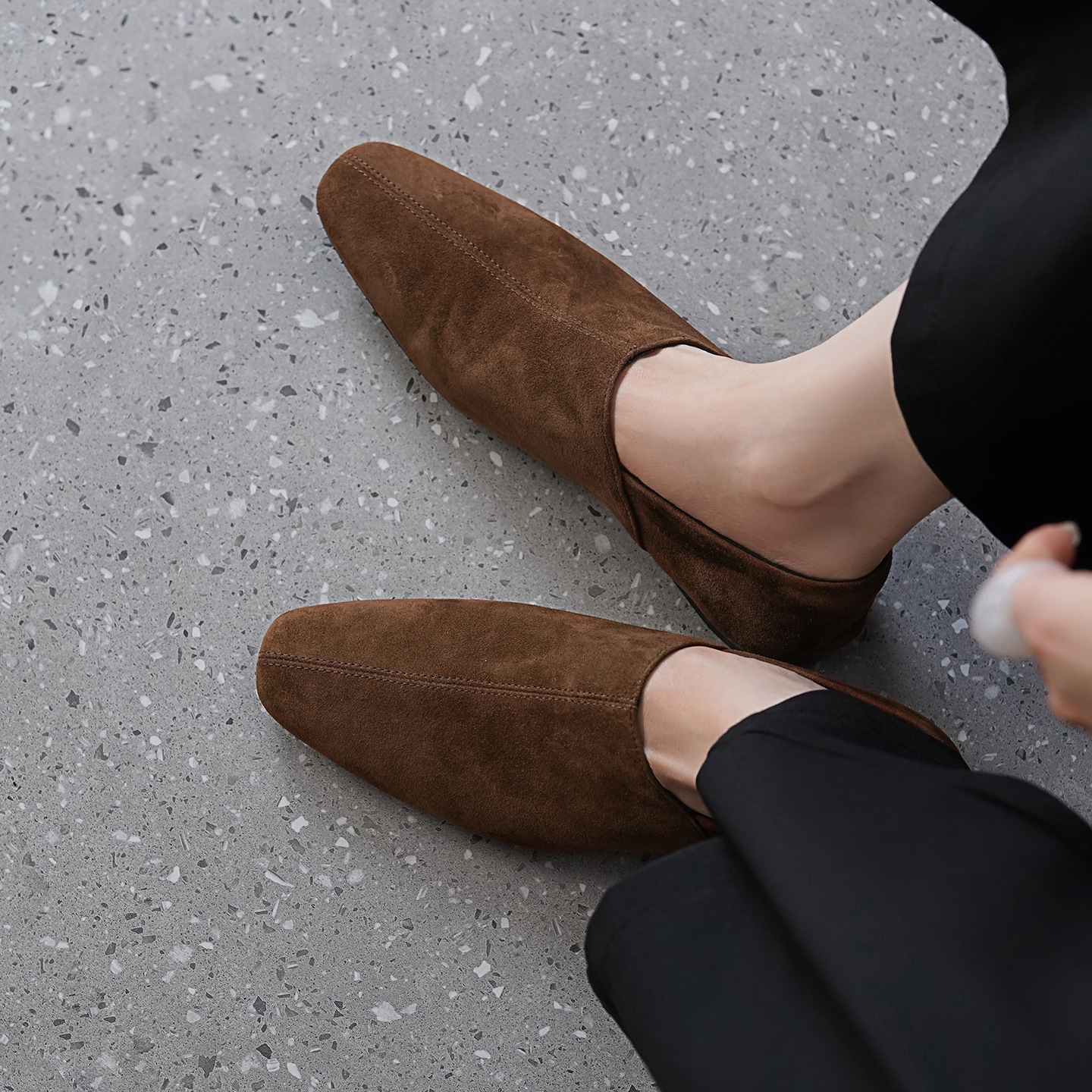 CHIKO Essy Square Toe Block Heels Pumps Shoes