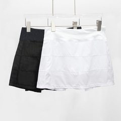 Yoga Fitness Pa*e r*val Three-pleated Skirt Short Skirt Women's Tennis Skirt Mid-rise Quick-drying Versatile Non-show-through