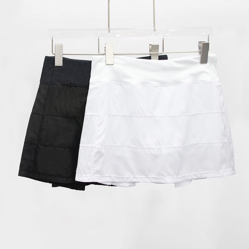 Yoga Fitness Pa*e r*val Three-pleated Skirt Short Skirt Women's Tennis Skirt Mid-rise Quick-drying Versatile Non-show-through