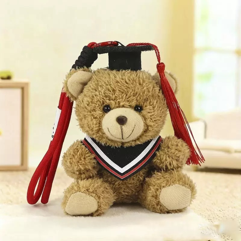 Temporada de graduación osos de peluche muñecas uniformes colgantes regalo de estudiantes Teddy Bear adorable recuerdos de graduación