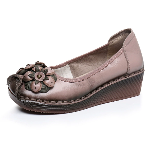 6029 Heeled Bean Sand