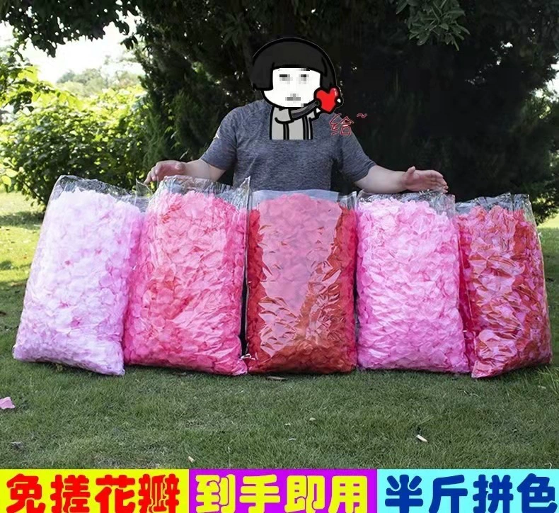 Конфесионный лепесток цветка для девочки, романтическая свадьба, предложение без растрепывания, роза, подарок, украшенная вручную цветочная композиция, искусственная свадьба, день рождения, синий цвет