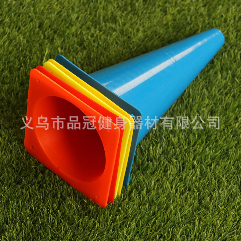 Logo Barril de entrenamiento de fútbol 28cm Barril de obstáculos Cono de deportes Cono de entrenamiento de baloncesto Barril de bandera