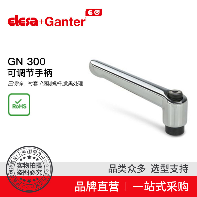 Elesa Ganter伊莉莎冈特 GN 300 可调节手柄 压铸锌（7）