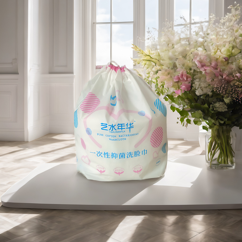 Pink roll towel 150g (send dust bag)