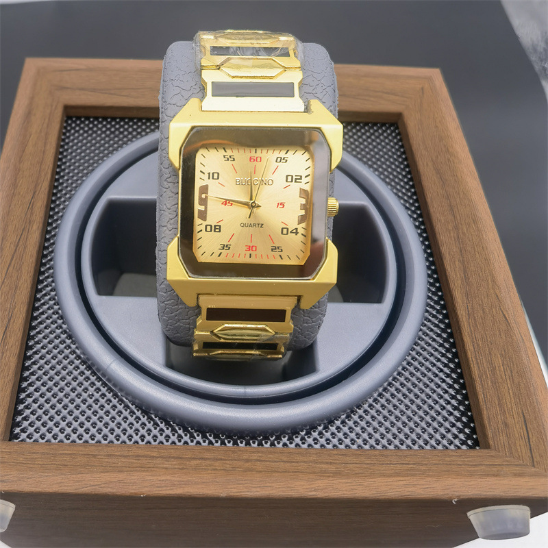 Buccino Men's Classic Square Mechanical Watch Multifunctional_voghion.com
