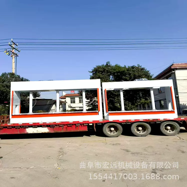 带叉车槽托盘压力机 陶瓷保温一体板液压冷压机 防火门板冷压机