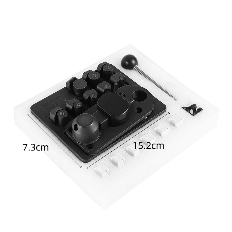 Новый станок для гибки черных колец второго поколения, небольшой пресс для золота и серебра, меди, круглый для ювелирных инструментов DIY