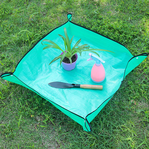 PE gardening floor mat, succulent potted plants, anti-dirty soil replacement mat, planting glue operating mat, balcony plant waterproof mat