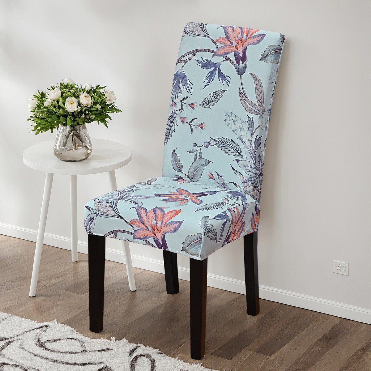 Funda de silla elástica con estampado de seda de leche transfronteriza de Amazon Exportación de Ebay Funda de silla universal todo incluido de gran venta en Europa y América