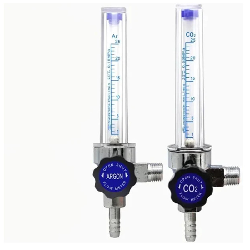 Argon CO2 Flowmeter氩气二氧化碳浮珠压力流量计25L/min M14*1.5
