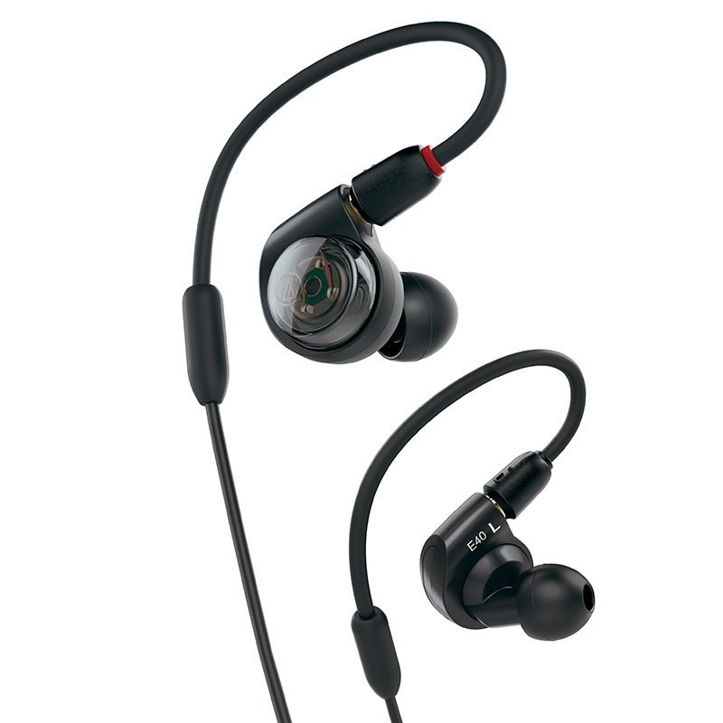 Audio Technica/Iron Triangle ATH-E40 Double Moving Coil In-Ear Monitor Headset HIFI