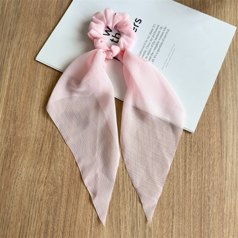 18g Weight Hair Tie Hair Accessories Type 1 Piece Quantity Casual, Holiday, Street Occasion Cloth Material Flower Pattern All Seasons Season Women's Gender Elegant, Sweet, Simple Style Style Elegant Sweet Simple Style Women's Flower Cloth Hair Tie 9
