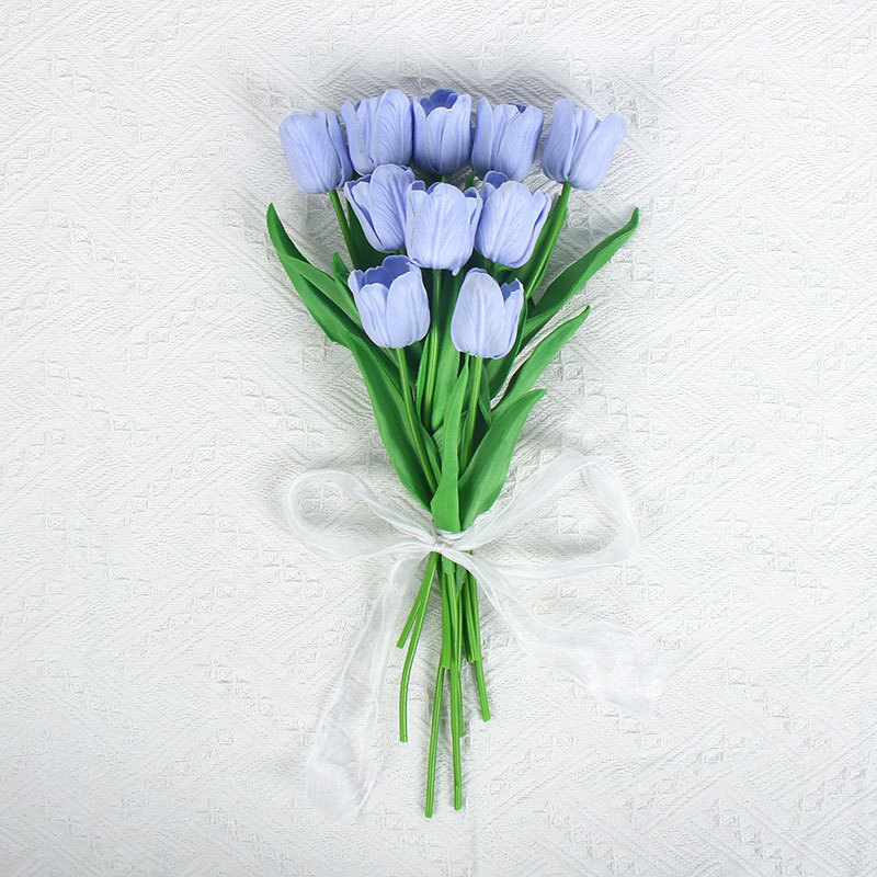 チューリップの造花の家の装飾puの手触りのシミュレーションの花の写真撮影のシミュレーションの造花のメーカーの卸売りの結婚祝いの手の花|undefined