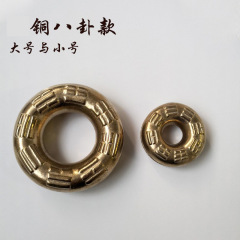 Tiger Back Medicine Bell, Brass String Bell, Apothecary Bell, Folk Physician Bell, Herbalist Bell, Brass Handbell, Tiger Fork, Novelty Item, Collectible, Hand-Cranked Bell, Copper