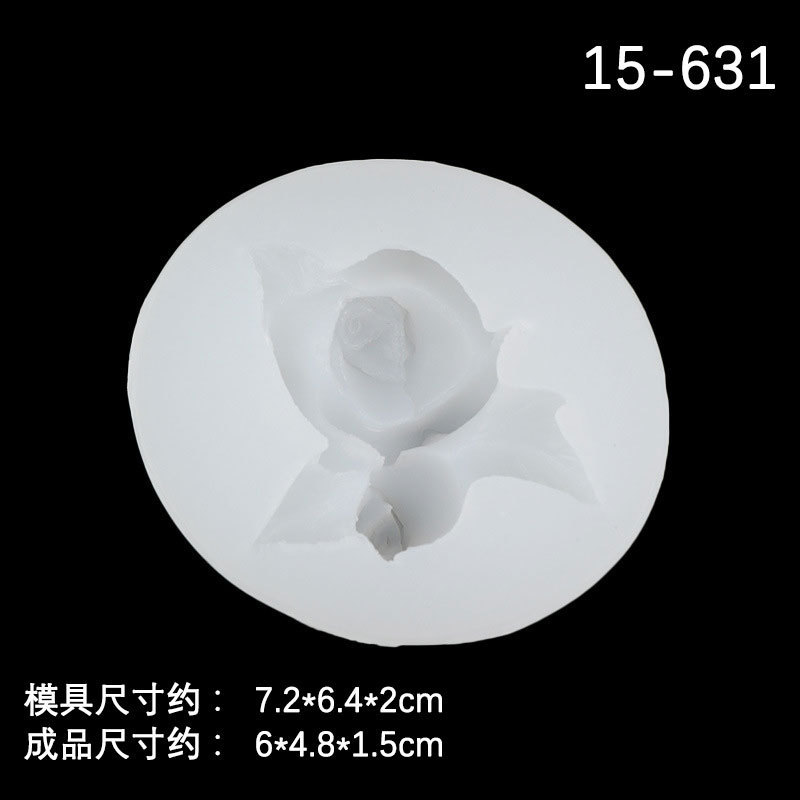 鏡アマゾンにまたがる6種類の花薔薇カーネーション牡丹太陽花シリコンモデルdiyチョコレート|undefined