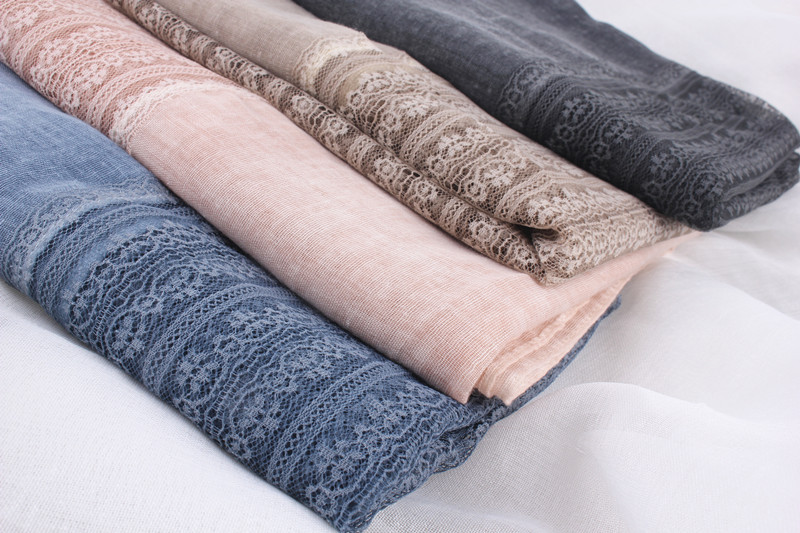 Women's Elegant Solid Color Cotton Scarf display picture 13