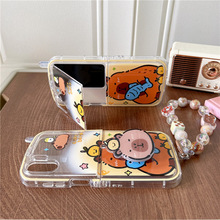 大哥大适用小水豚OPPOfindn2flip手机n3flip硬壳折叠屏保护套防摔