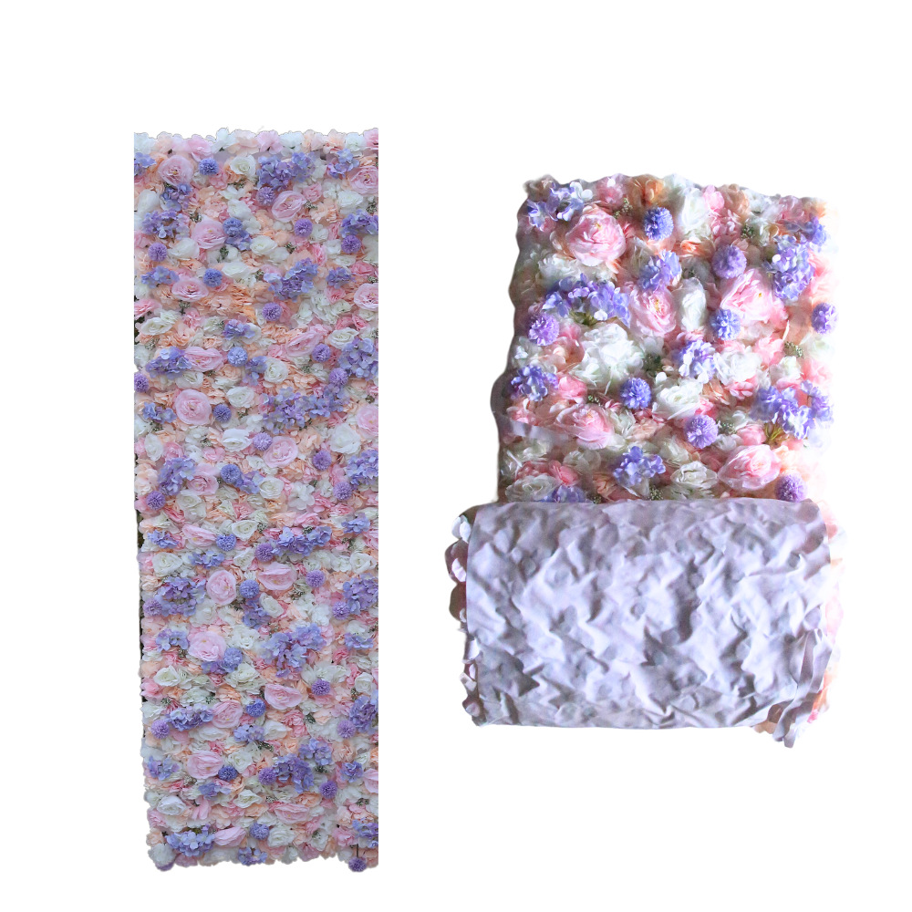 Fondo de tela simulación pared de flores pared de fondo boda decoración de bodas actividades al aire libre decoración pared de flores