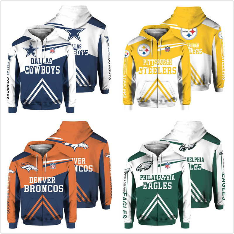 32 team new American Football cardigan sweater classic letter team logo men and women couple sports jacket