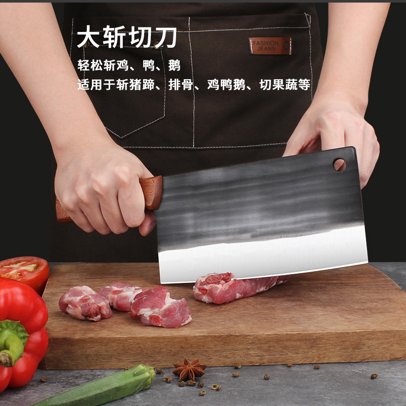 Guangdong Yangjiang cuchillo de cocina cuchillo de cocina especial cuchillo de cocina cuchillo de acero inoxidable forjado cuchillo afilado cuchillo de carne