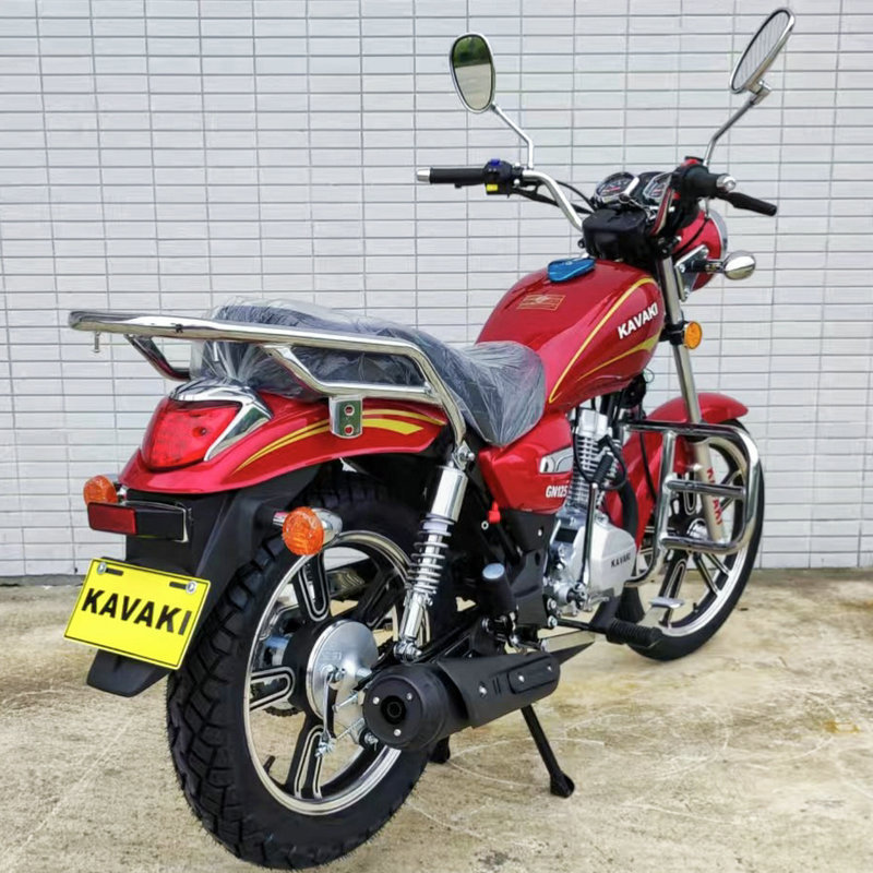 Red Kavaki Gn125 Retro Motorcycle Is a Perfect Fusion of Stunning Beauty and Strength at First Sight