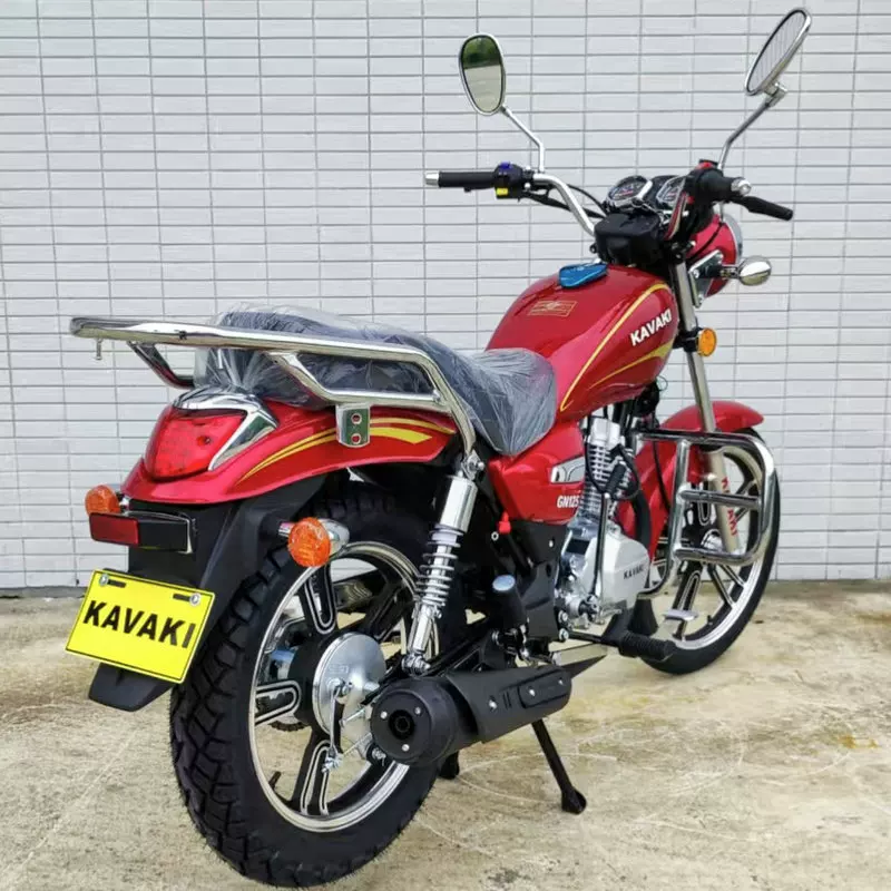 Красный мотоцикл KAVAKI GN125 ретро — превосходное сочетание красоты и мощности на первый взгляд