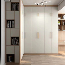 柯迈家具橱柜极简衣柜酒柜鞋柜电视柜PET平开柜门厂家衣橱收纳