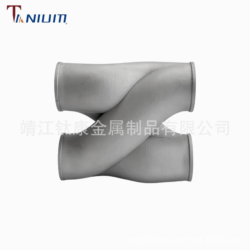 Stainless Steel Z-Shaped Four-Way Exhaust Pipe Car Modification Cross-Pipe Fittings