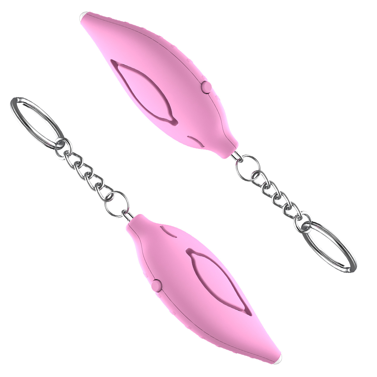 Alarma Personal con Llavero LED para Estudiantes 130 dB Con Luz Blanca para Autodefensa