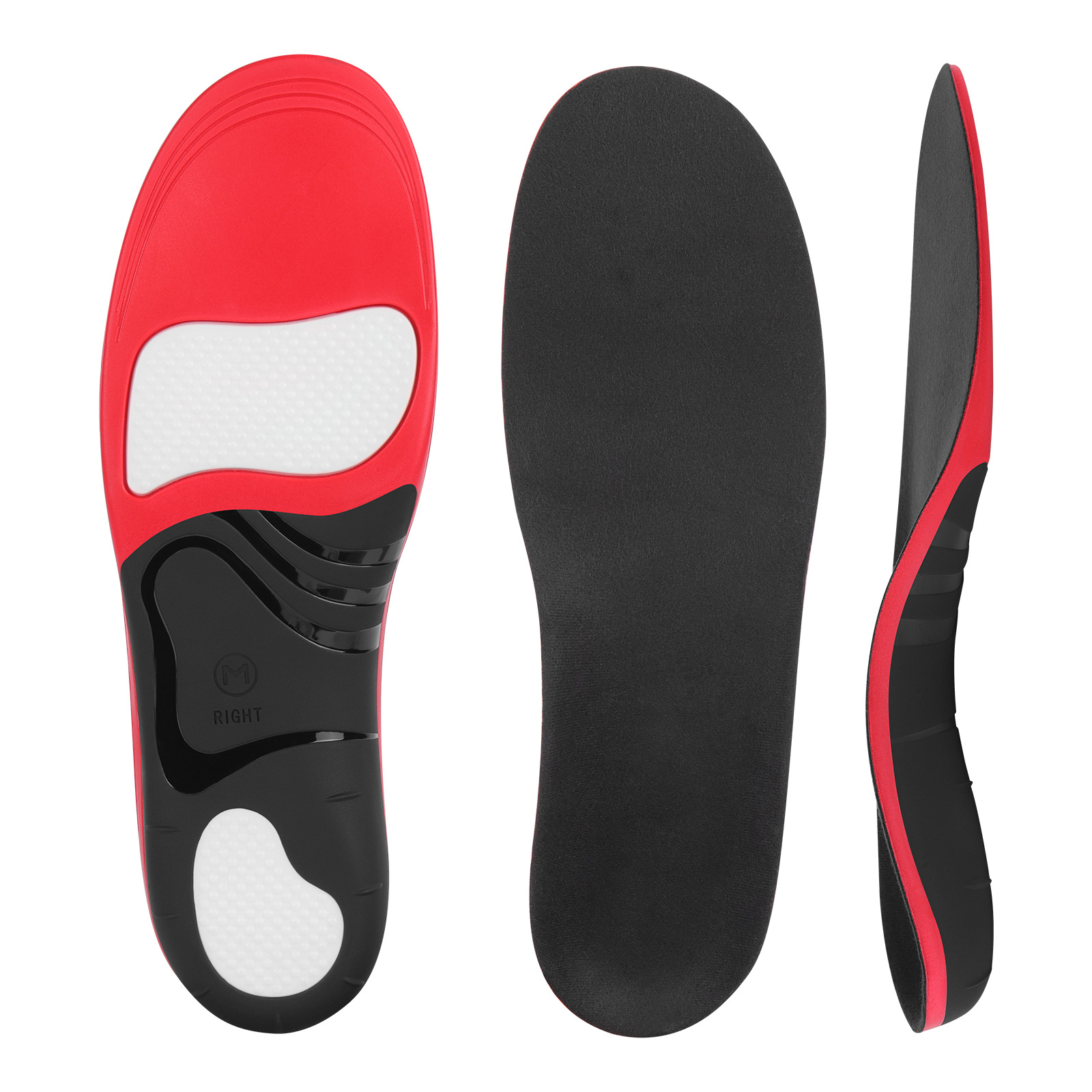 Orthotic insole, soporte de arco, plantilla de corrección de pie plano, plantilla de soporte antideslizante que absorbe el sudor para hombres image 8