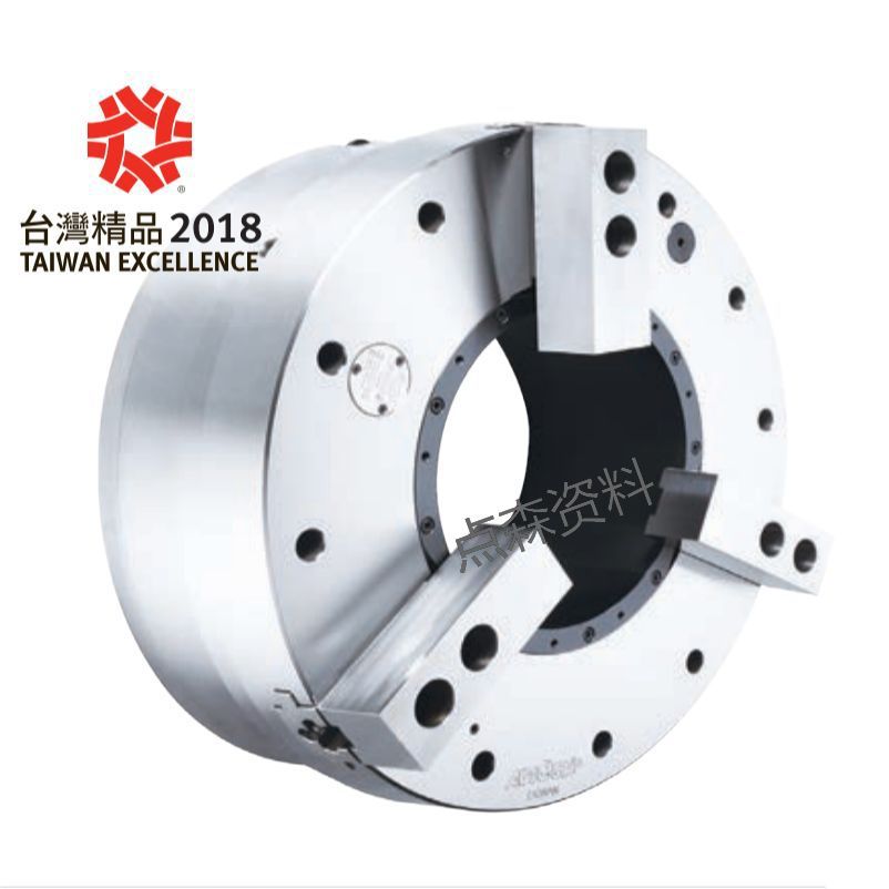 台湾佳贺卡盘APS-185大孔径中空气动卡盘夹头AP-145数控气动卡盘