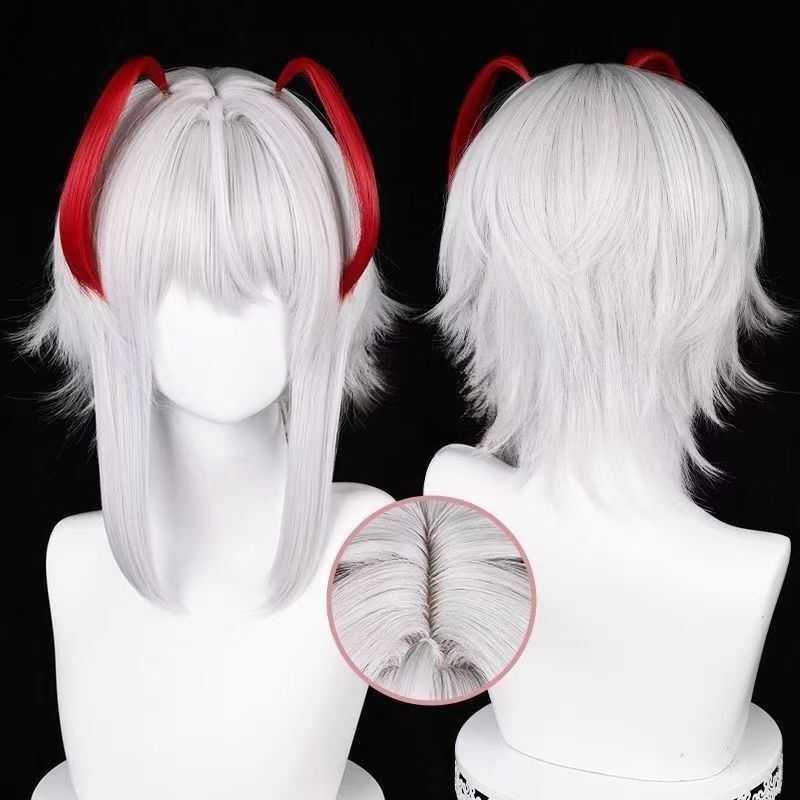 Rose Net-Delta Cos Wig Clawed Mouse Mai Xiaowen Red Leather Finished Product Vishdale Wig Rose Net-Delta Cos Wig Clawed Mouse Mai Xiaowen Red Leather Finished Product Vishdale Wig