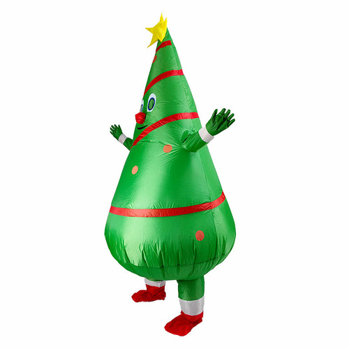 Cross-border new product party props Christmas doll snowman inflatable model Christmas tree skirt decoration Christmas tree inflatable costume