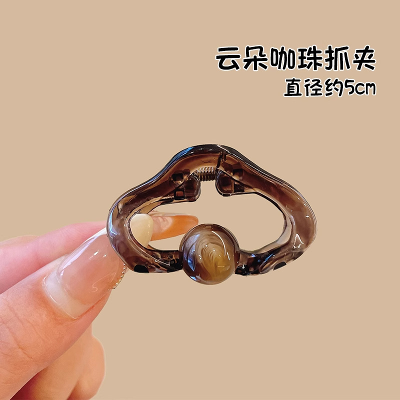 夏季珍珠抓夹女2025新款高端小巧精致半扎发发夹前额侧边边夹发饰|undefined
