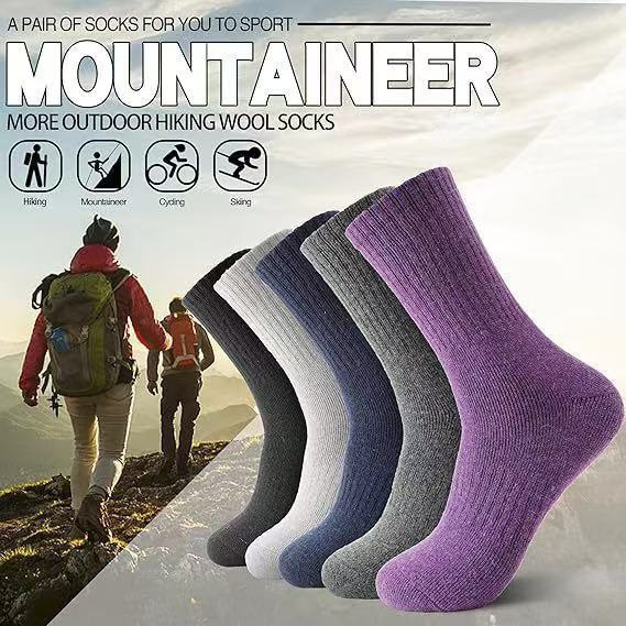 Cross-Border Amazon Wool Socks for Men and Women, Thickened Autumn and Winter Popular Towel Warm Socks, Elderly Mid-Tube Floor Socks, Foreign Trade Socks Cross-Border Amazon Wool Socks for Men and Women, Thickened Autumn and Winter Popular Towel Warm Socks, Elderly Mid-Tube Floor Socks, Foreign Trade Socks