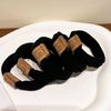 Fashionable cute elastic durable hair rope, with little bears, no hair damage, simple and elegant design